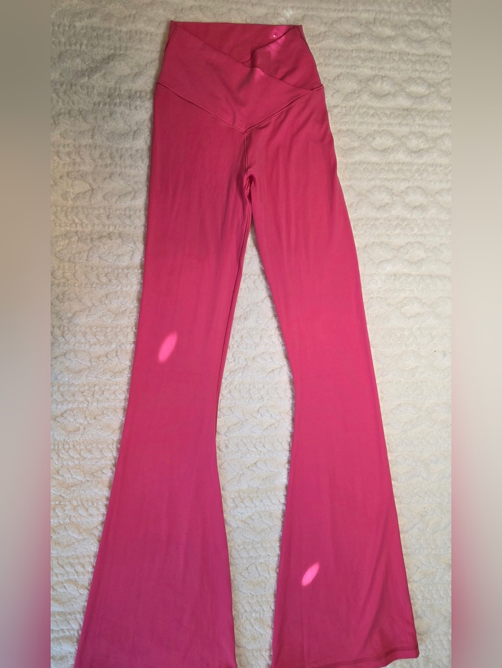 Aerie OFFLINE Hot Pink Flare Leg Leggings Small